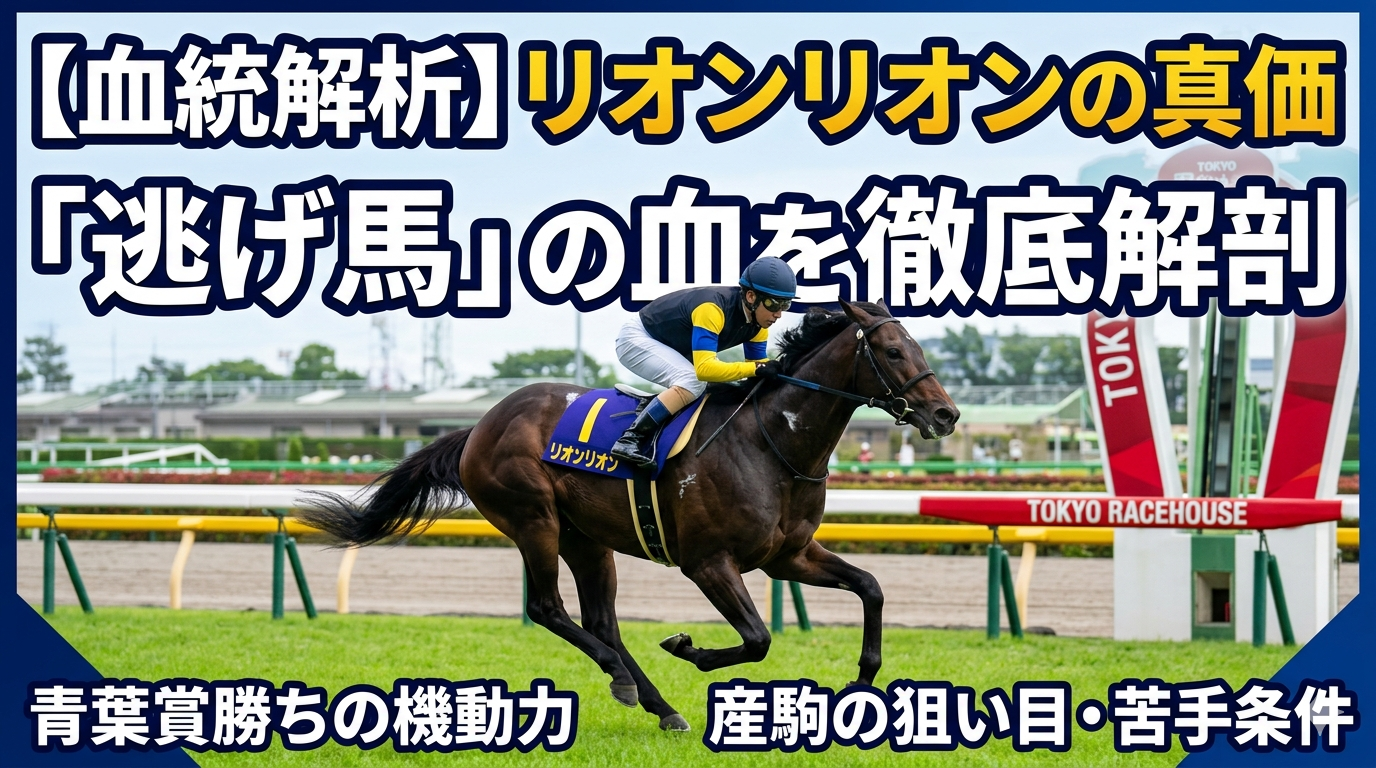 リオンリオンと産駒の特徴とは？の記事のアイキャッチ画像